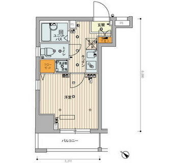 東京都文京区本郷３丁目 賃貸マンション 1K