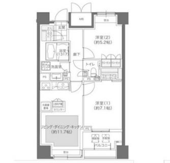 東京都文京区本郷２丁目 賃貸マンション 2LDK